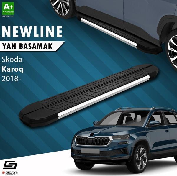 S-Dizayn Skoda Karoq NewLine Krom Yan Basamak 173 Cm 2018 Üzeri A+ Kalite - Image 1