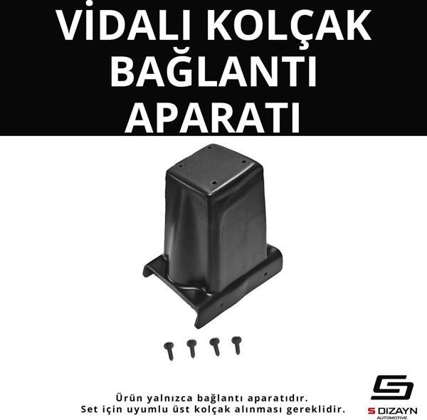 S-Dizayn Fiat Doblo ABS Vidalı Kol Dayama Kolçak Alt Adaptör 2010-2015 A+Kalite - Image 1
