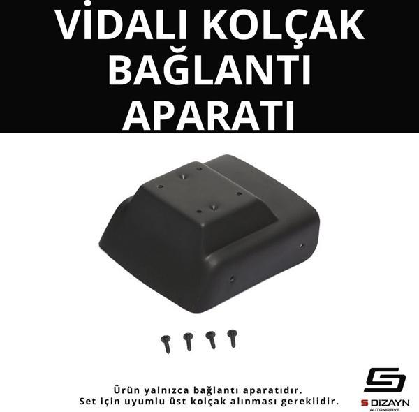 S-Dizayn Opel Astra H ABS Vidalı Kol Dayama Kolçak Alt Adaptör 2004-2009 A+Kalite - Image 1