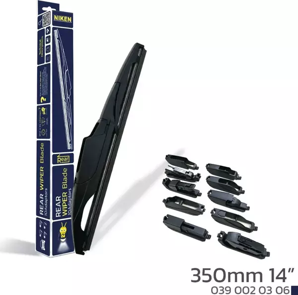 NIKEN 350mm 14\'\' 10 APARATLI ARKA SİLECEK SÜPÜRGESİ - Image 1