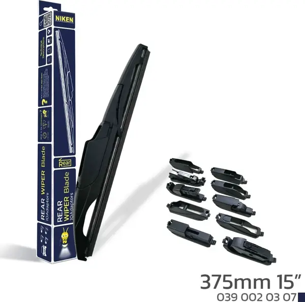 NIKEN 375mm 15\'\' 10 APARATLI ARKA SİLECEK SÜPÜRGESİ - Image 1