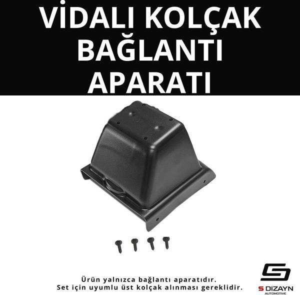 S-Dizayn VW Polo 5 ABS Vidalı Kol Dayama Kolçak Alt Adaptör 2009-2017 A+Kalite - Image 1