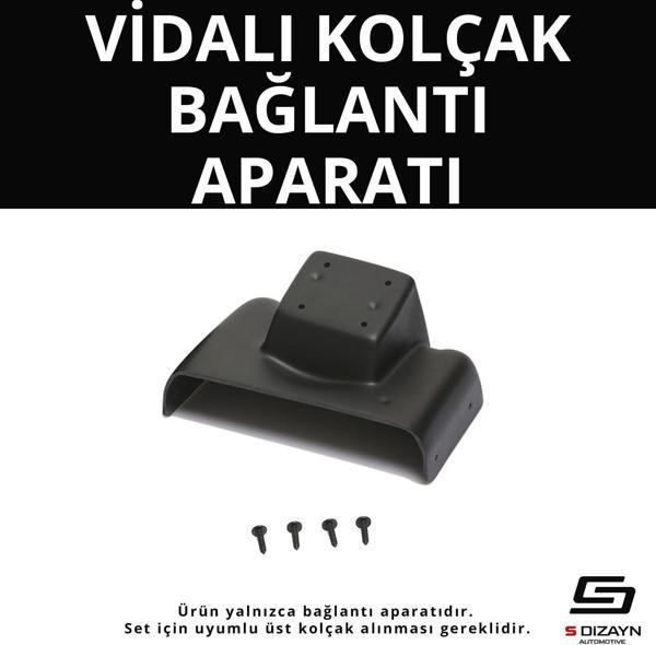 S-Dizayn Ford Focus 3 ABS Vidalı Kol Dayama Kolçak Alt Adaptör 2011-2014 A+Kalite - Image 1