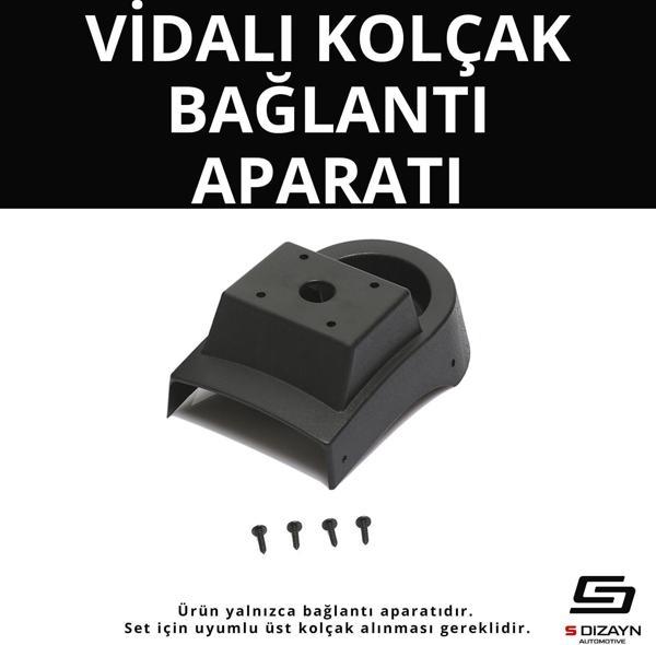 S-Dizayn Opel Corsa E ABS Vidalı Kol Dayama Kolçak Alt Adaptör 2014-2019 A+Kalite - Image 1