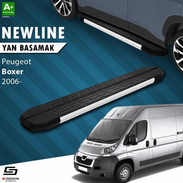 S-Dizayn Peugeot Boxer 3 Kısa Şase NewLine Aluminyum Yan Basamak 203 Cm 2006 Üzeri A+ Kalite - Image 1