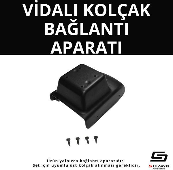 S-Dizayn Dacia Duster 2 ABS Vidalı Kol Dayama Kolçak Alt Adaptör 2018-2023 A+Kalite - Image 1