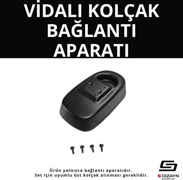 S-Dizayn Fiat 500X ABS Vidalı Kol Dayama Kolçak Alt Adaptör 2014 Üzeri A+Kalite - Image 1