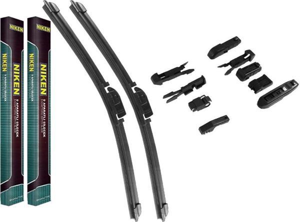 Niken Yeni Seri Bmw 1 Series F20 F21 Silecek Seti 2012-2021 A696S Muz Tip Silecek Aparatlı - Image 1