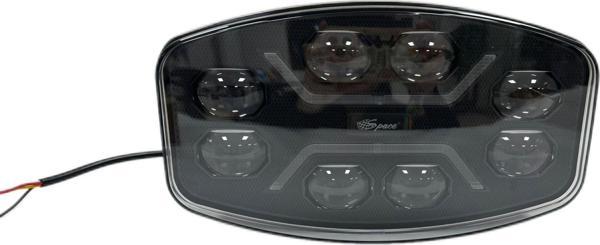 Offroad sis lambası 24.6 x 14 x 8.8cm beyaz-sarı gündüz ledli 12-36v adet / LASS362 - Image 1