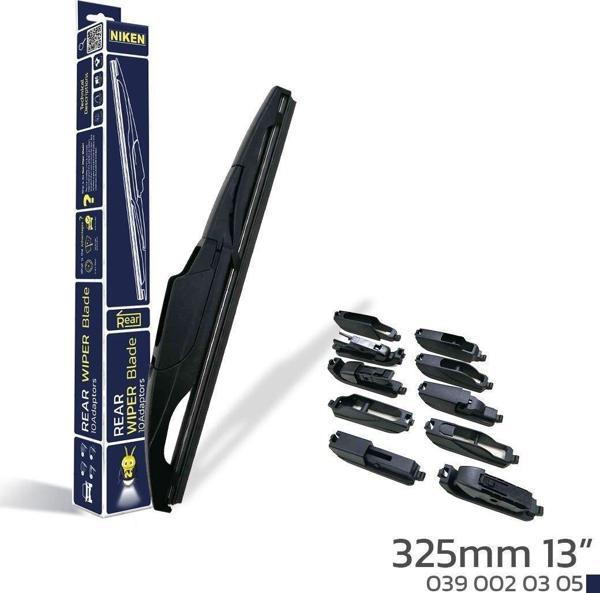 NIKEN 325mm 13\'\' 10 APARATLI ARKA SİLECEK SÜPÜRGESİ - Image 1