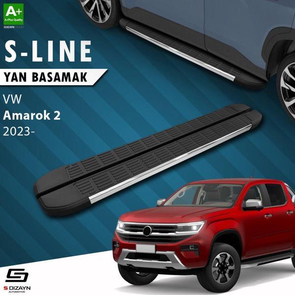S-Dizayn VW Amarok 2 S-Line Krom Yan Basamak 203 Cm 2023 Üzeri A+ Kalite - Image 1
