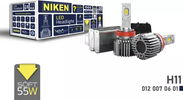 Niken Led Xenon Nova Soft Serisi H11 (55W) - Image 1
