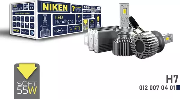 Niken Led Xenon Nova Soft Serisi H7 (55W) - Image 1