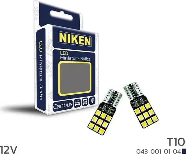 Niken Led Ampul T10 Canbus Park Ledi 18 Ledli 12V - Image 1