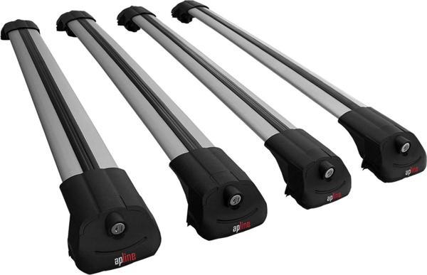 Ford Connect 2002-2013 Arası ile uyumlu ACE-1 Ara Atkı Tavan Barı GRİ 4 ADET BAR - Image 1