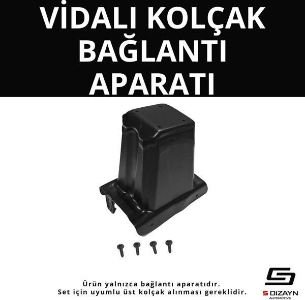 S-Dizayn Fiat Doblo ABS Vidalı Kol Dayama Kolçak Alt Adaptör 2015 Üzeri A+Kalite - Image 1