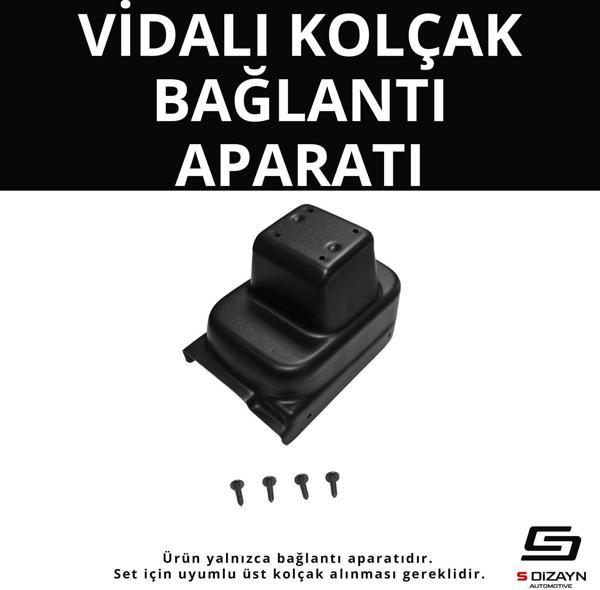 S-Dizayn Fiat 500L ABS Vidalı Kol Dayama Kolçak Alt Adaptör 2012 Üzeri A+Kalite - Image 1