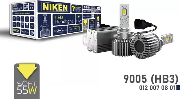 Niken Led Xenon Nova Soft Serisi 9005 (HB3) (55W) - Image 1