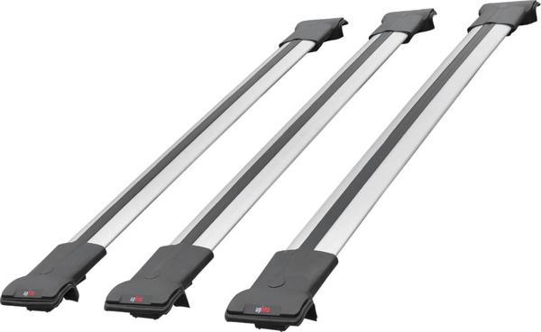 Fiat Panda 2003-2012 Arası ile Uyumlu FLY Model Ara Atkı Tavan Barı GRİ 3 ADET BAR - Image 1