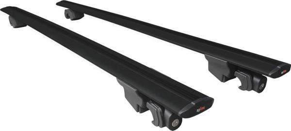 Jeep Grand Cherokee 2005-2010 Arası ile uyumlu HOOK Model Anahtar Kilitli Ara Atkı Tavan Barı SİYAH - Image 1