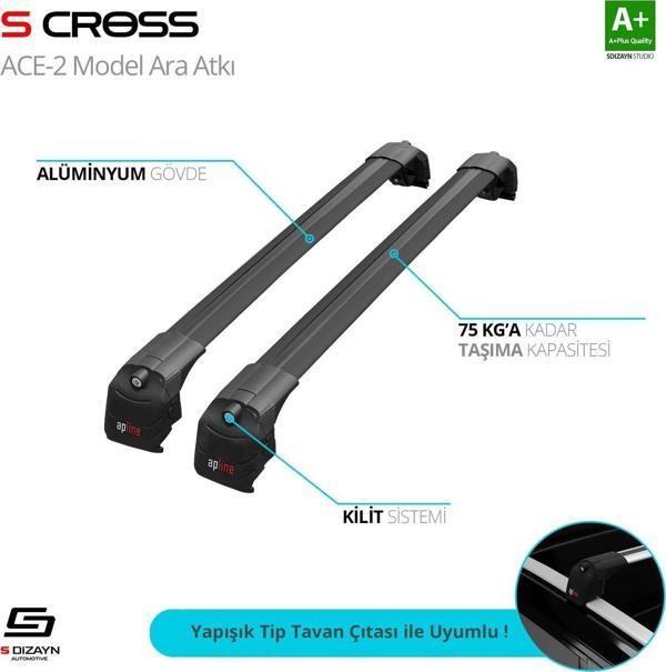 Mitsubishi Asx Uyumlu / Rvr (Mk3) 2010 Üzeri Ace-2 Model Siyah Ara Atkı A+ Kalite Parça - Image 1