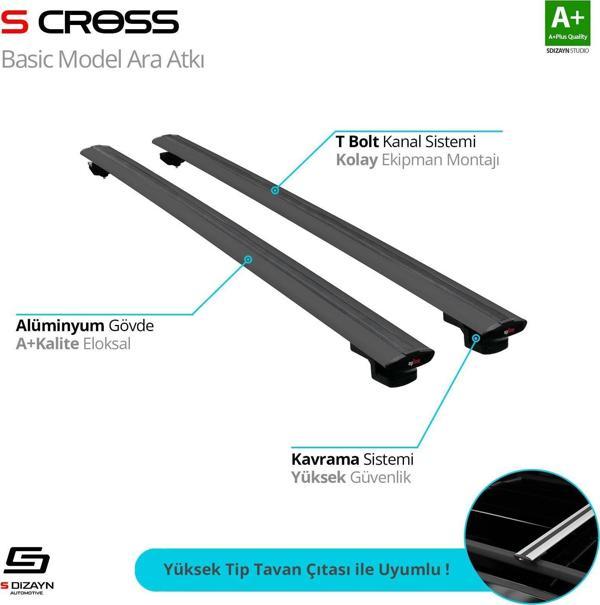 Volkswagen Amarok Uyumlu 2010-2016 Basic Model Siyah Ara Atkı A+ Kalite Parça - Image 1