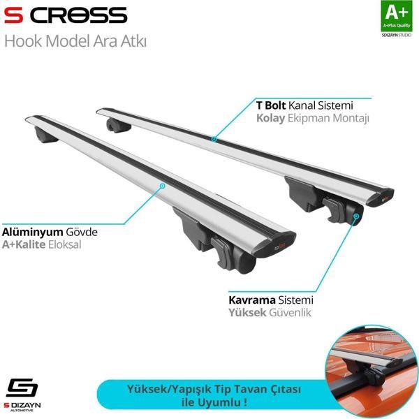 Bmw 5 Uyumlu Serisi Touring (F11) 2010-2017 Hook Anahtarsız Model Gri Ara Atkı A+ Kalite Parça - Image 1