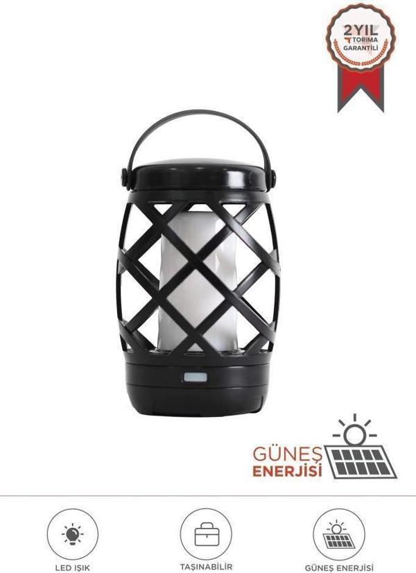 Torima LW-40 Siyah Nostaljik Retro Pilli Led Gece Lambası - Image 1