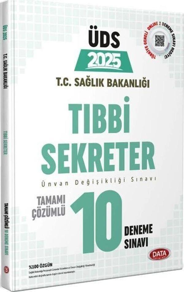 T.C. Sağlık Bakanlığı Unvan Değişikliği Sınavı Tıbbi Sekreter Tamamı Çözümlü 10 Deneme Sınavı Data - Data Yayınları - Image 1