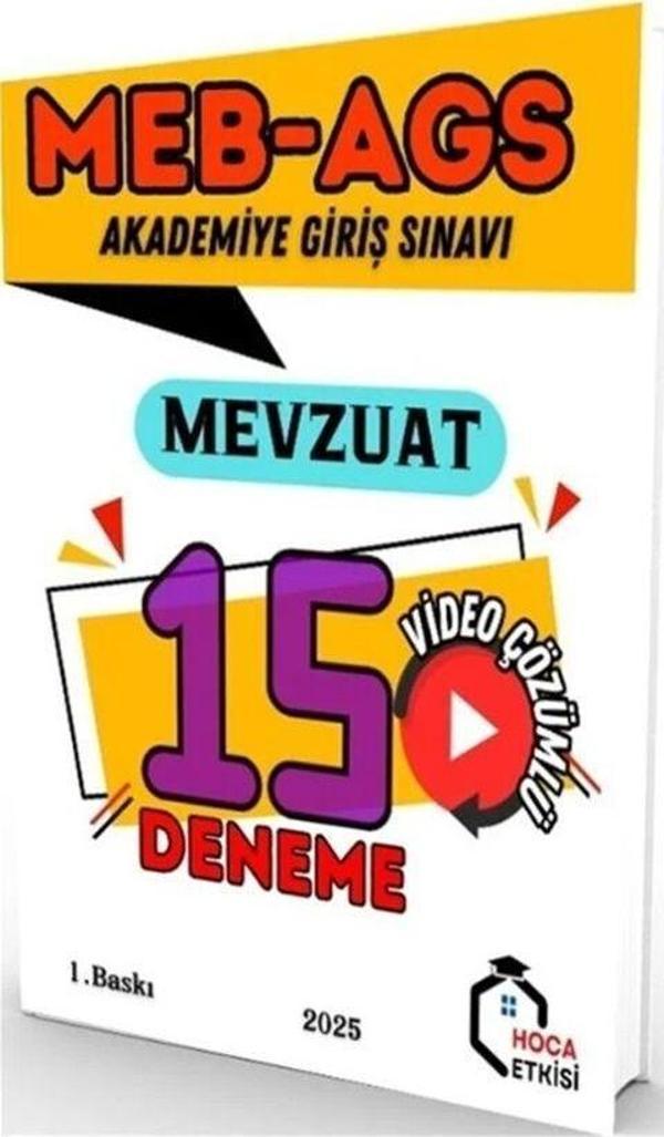 MEB AGS Mevzuat 15 Deneme Hoca Etkisi - İndeks Akademi Yayıncılık - Image 1