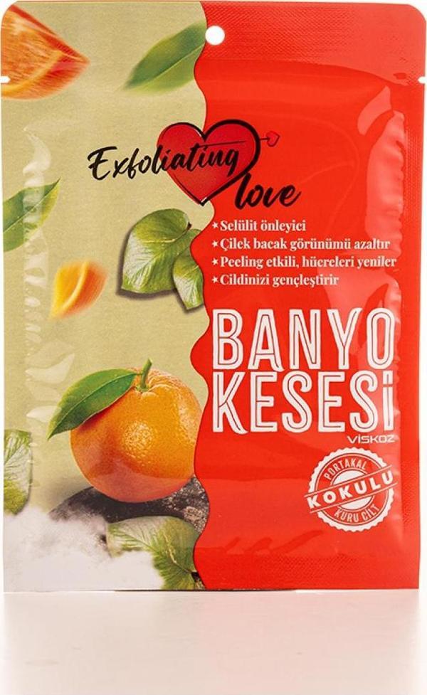 KURU CİLT PORTAKAL KOKULU KESE İNCE %100 VİSKOZ - Image 1