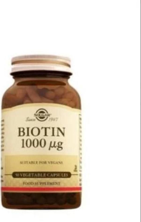 Biotin 1000 mcg 50 Bitkisel Kapsül - Image 1