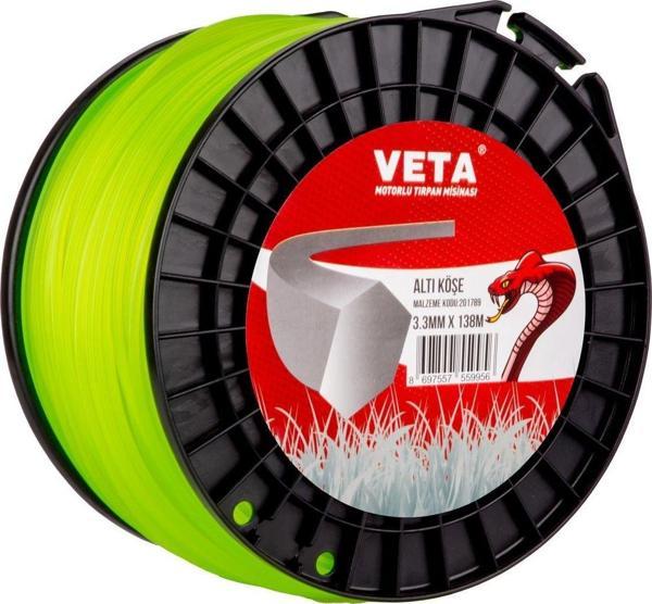 Veta 201789 Misina Altı Köşe 3.3mm 138 Metre Sarı - Image 1