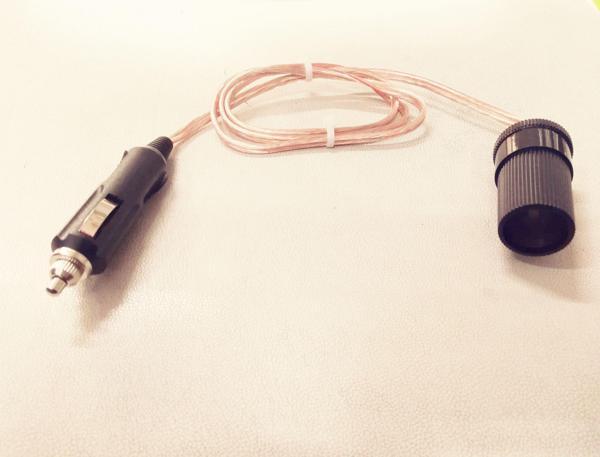 12 ve 24 Volt Uyumlu Araç Çakmaklık Uzatma Kablosu - 5 Metre - Image 1