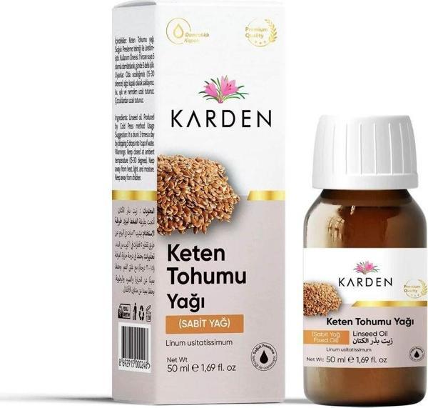 Karden Keten Tohumu Yağı 50 Ml - Image 1