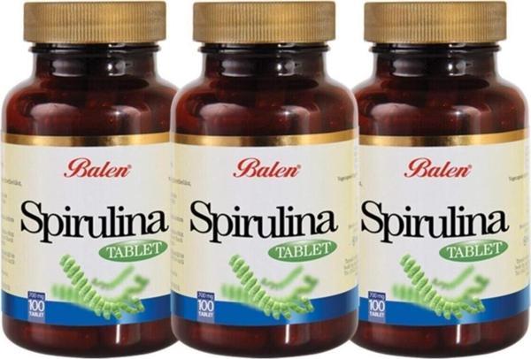 Balen Spirulina 100 Tablet X 3 Adet - Image 1