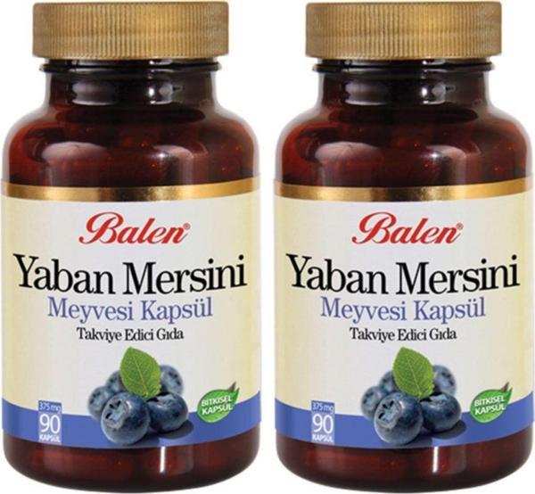 Balen Yaban Mersini Ekstraktı 90 Kapsül 2 Adet - Image 1