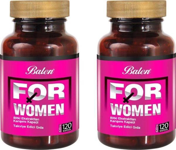 Balen For Women Bitki Karışımı 620 Mg 120 Kapsül X 2 Adet - Image 1