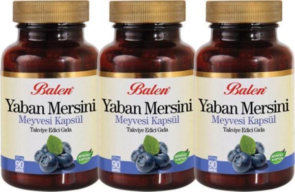Balen Yaban Mersini Meyvesi 90 Kapsül X 3 Adet - Image 1