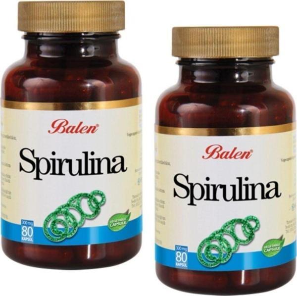 Balen Spirulina Yosun Mavi-Yeşil Alg Kapsül 375Mg 2 Adet - Image 1
