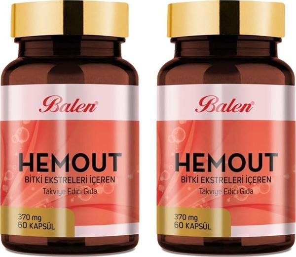 Balen Hemout Bitki Ekstreleri Içeren 370 Mg 60 Kapsul X 2 Adet - Image 1