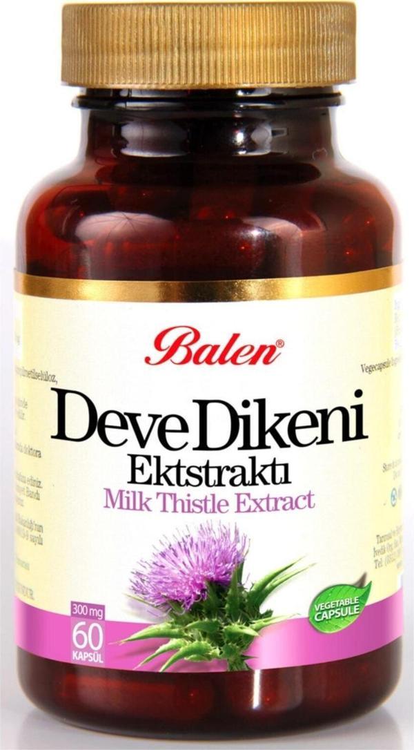 Balen Deve Dikeni Ekstraktı Kapsülü  Devedikeni 60 Kapsül 375 Mg - Image 1