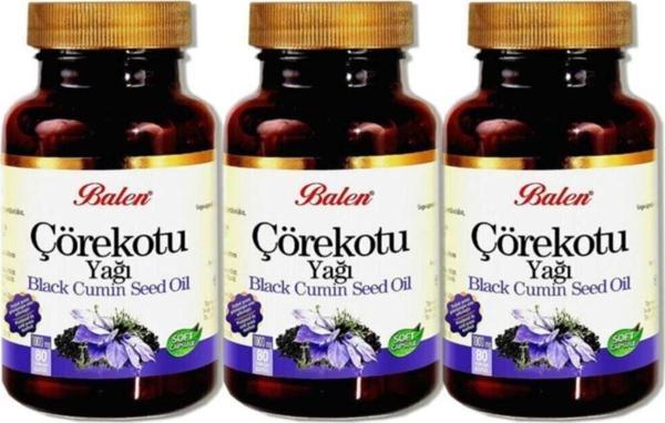 Balen Çörekotu Yağı Yumuşak Kapsül 80 Softjel 3 Adet - Image 1