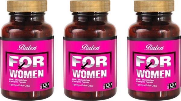 Balen For Women Bitki Karışımı 620 Mg 120 Kapsül X 3 Adet - Image 1