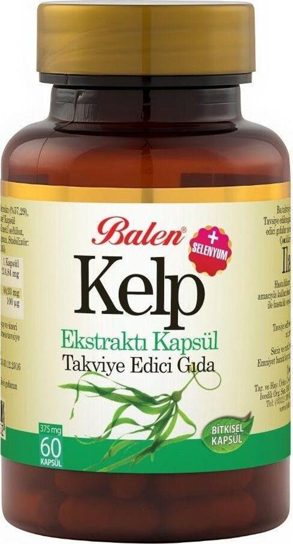 Balen Kelp Ekstraktı + Selenyum Kapsül 375 Mg *60 Kapsül - Image 1