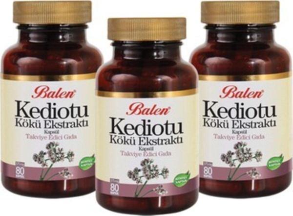 Balen Kedi Otu Ekstraktı Kapsül 375Mg*80 3 Adet - Image 1