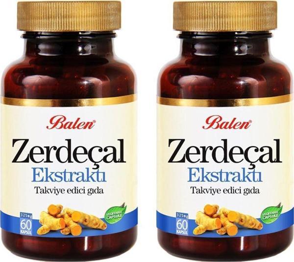 Balen Zerdeçal Ekstraktı 325 Mg 60 Kapsül X 2 Adet - Image 1
