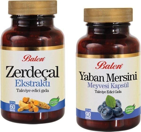 Balen Bağışıklı 2'Li Zerdeçal , Yaban Mersini Kapsül - Image 1