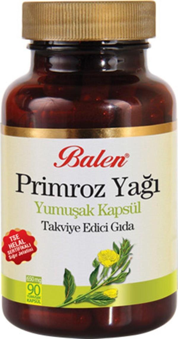 Balen Evening Primroz Oil Çuha Çiçeği 650 Mg*90 Kapsül - Image 1