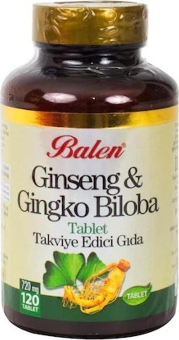 Balen Kırmızı Ginseng & Ginkgo Biloba 120 Tablet - Image 1